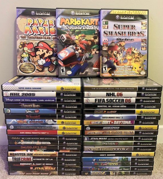 De nombreux jeux GameCube, mais pas tant.