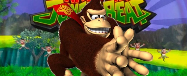 Illustration de l'article Donkey Kong Jungle Beat: hé Manu, dis «bongo»