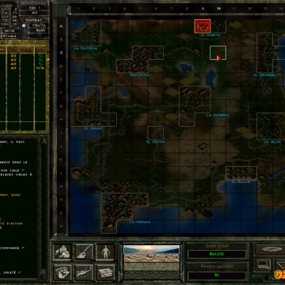 La carte du jeu.