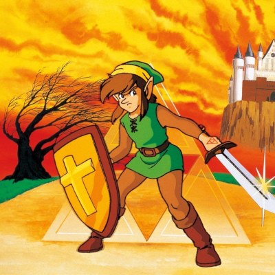 Sur ses premiers jeux et la série d'animation, Link est roux.