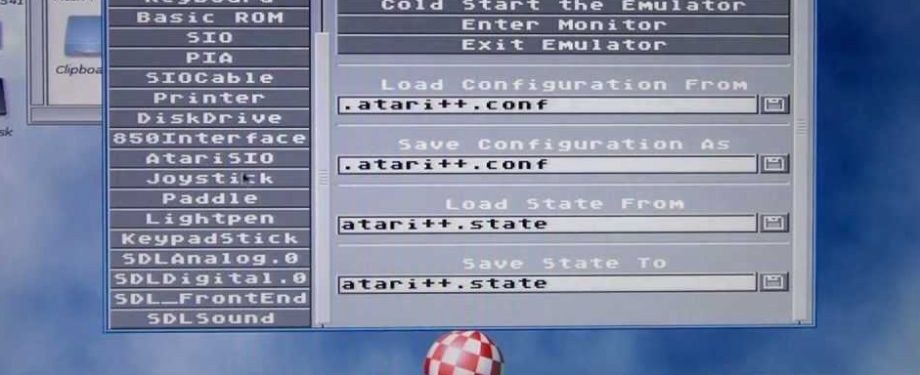 Illustration Atari++ (émulateur Atari)