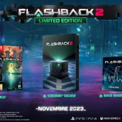 L’édition Limitée, qui sera disponible sur Nintendo Switch, PlayStation 4, PlayStation 5, Xbox One et Xbox Series X, comprendra le jeu complet, un Steelbook exclusif, la bande son numérique de Flashback 2.