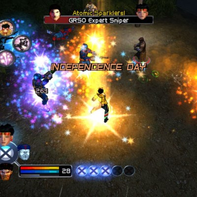 Jubilee, pas si souvent utilisée dans les jeux sous licence X-Men