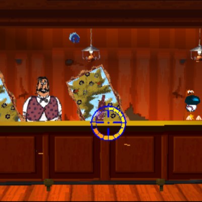Eclate les bouteilles, pas le barman!