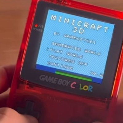 Illustration de l'article Minecraft tourne en 3D sur Game Boy Color. Si.