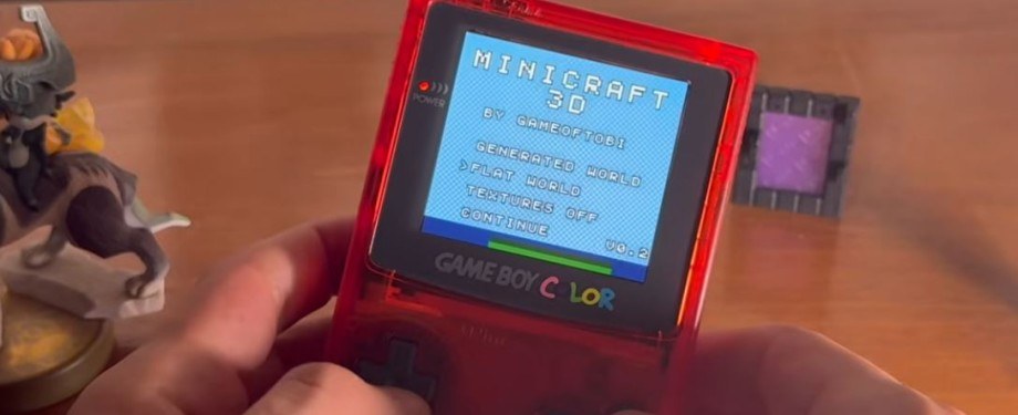 Illustration de l'article Minecraft tourne en 3D sur Game Boy Color. Si.