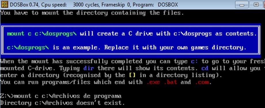 Illustration de l'article DOSBox (émulateur MS-DOS)