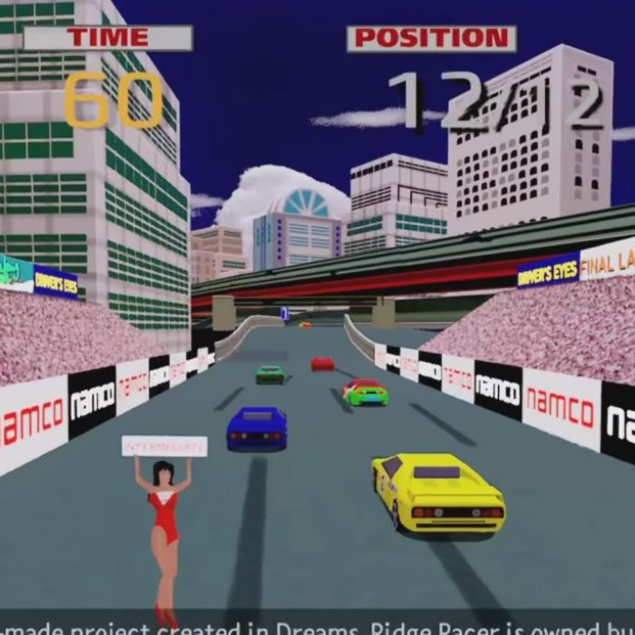 Illustration de l'article Ridge Racer: un fan sort une version HD du jeu original sur PlayStation
